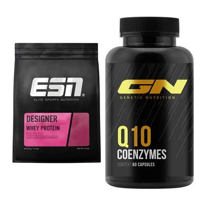 Basis-Set: ESN Designer Whey + GN Q10 Health Line – alle enthaltenen Artikel
