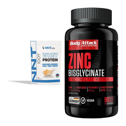 Basis-Set: NNT Whey + Body Attack Zink Bisglycinate – alle enthaltenen Artikel
