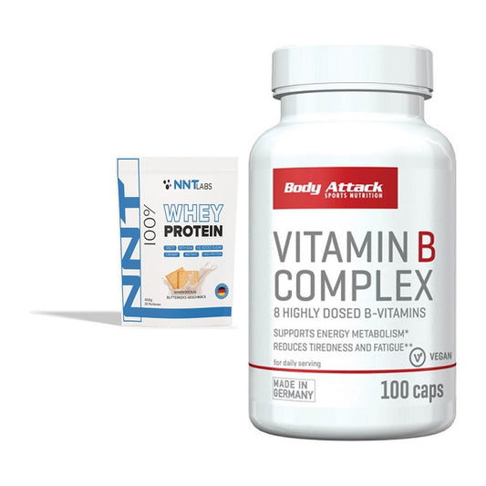 Basis-Set: NNT Whey + Body Attack Vitamin B-Complex – alle enthaltenen Artikel