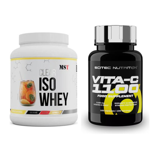 Basis-Set: MST Iso Clear + Scitec Vitamin C 1100 – alle enthaltenen Artikel