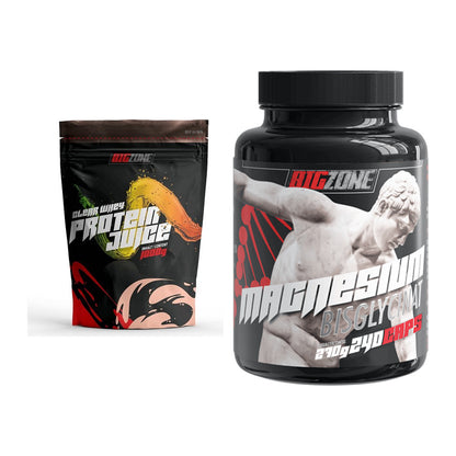 Basis-Set: Big Zone Clear Whey Protein + Big Zone Magnesium – alle enthaltenen Artikel