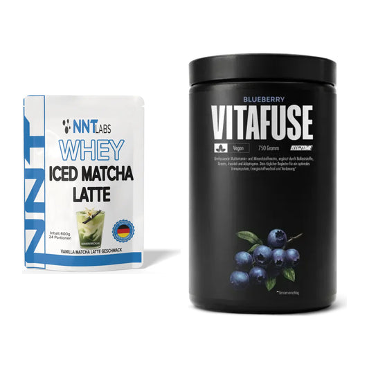 Basis-Set: NNT Whey ICED MATCHA LATTE + Big Zone Vitafuse – alle enthaltenen Artikel