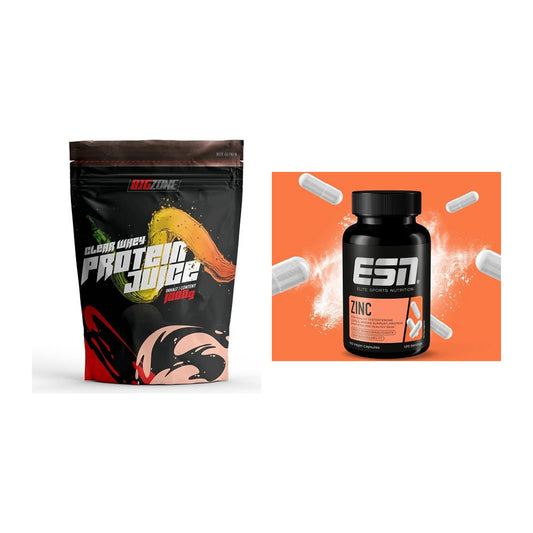 Osnovni set: Big Zone Clear Whey Protein Juice + ESN Zinc - vsi izdelki vključeni