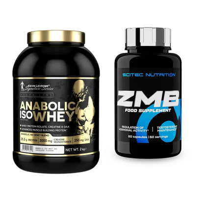 Basis-Set: Kevin Levrone Anabolic Iso Whey + Scitec ZMB – alle enthaltenen Artikel