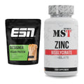 Basis-Set: ESN Designer Vegan Protein + MST Zinc Chelate Bisglycinate – alle enthaltenen Artikel