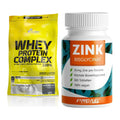 Basis-Set: Olimp Whey Protein Complex 100% + ProFuel Zink Bisclycinat – alle enthaltenen Artikel