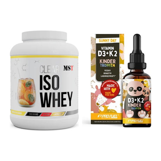 Basis-Set: MST Iso Clear + ProFuel VITAMIN D3 + K2 Kinder – alle enthaltenen Artikel