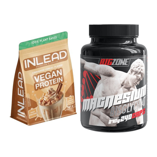 Basis-Set: INLEAD Vegan Protein + Big Zone Magnesium Bisglycinat – alle enthaltenen Artikel
