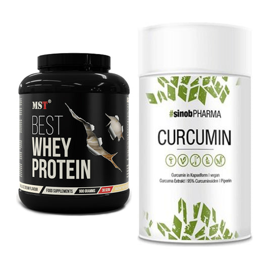 Basis-Set: MST Best Whey Protein + Sinob Curcumin 95% – alle enthaltenen Artikel