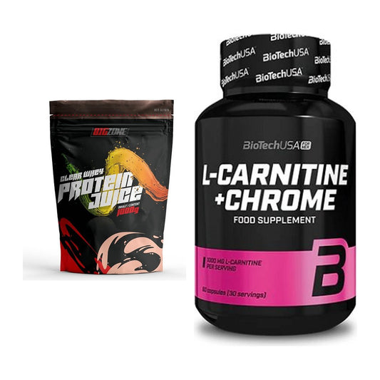 Basis-Set: Big Zone Clear Whey Protein + BioTech L-Carnitine + Chrome – alle enthaltenen Artikel