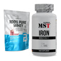 Basis-Set: BioTech 100% Pure Whey + MST Iron Bisglycinate – alle enthaltenen Artikel