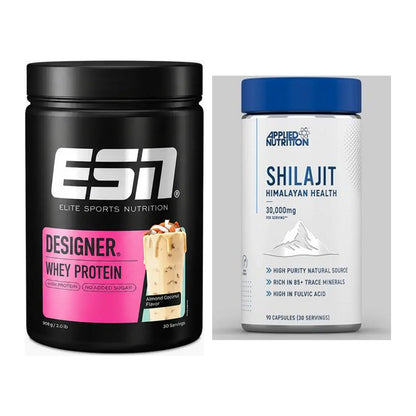 Basis-Set: ESN Designer Whey + Applied Nutrition Shilajit – alle enthaltenen Artikel