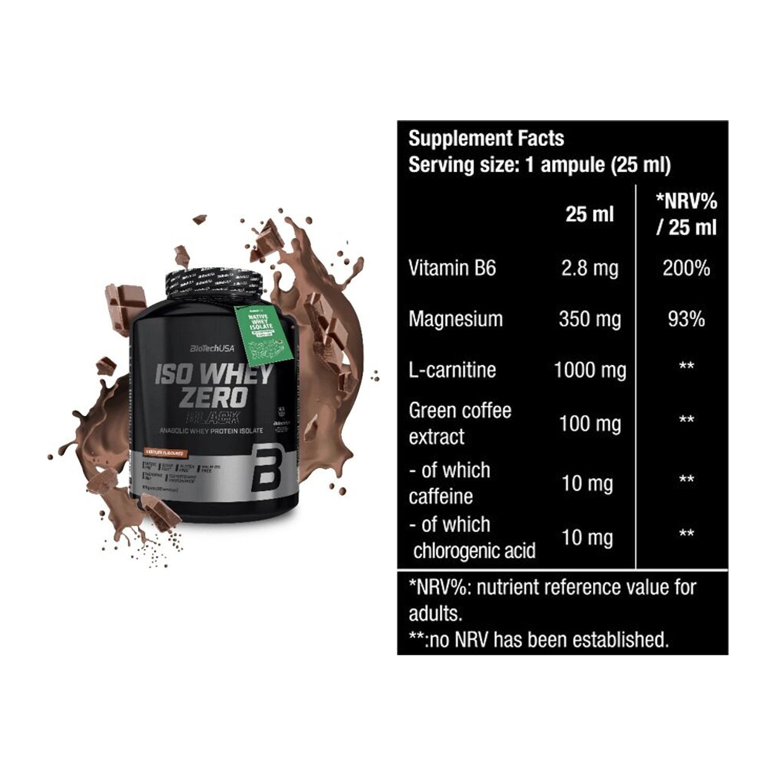 Basis-Set: BioTech Iso Whey Zero Black + BioTech Magna Shot – alle enthaltenen Artikel