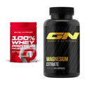 Basis-Set: Scitec 100% Whey Protein + GN Magnesium Citrate – alle enthaltenen Artikel