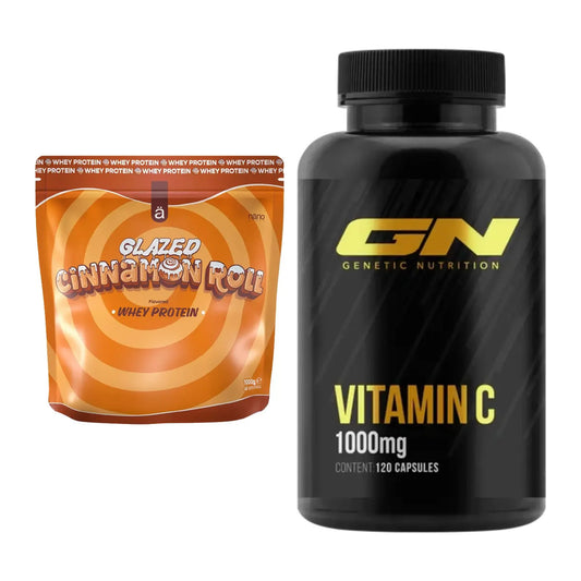 Basis-Set: Nanosupps Whey Protein + GN Vitamin C Health Line – alle enthaltenen Artikel