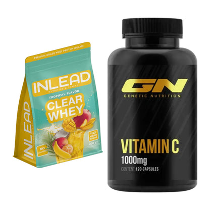 Basis-Set: INLEAD Clear Whey Isolate + GN Vitamin C Health Line – alle enthaltenen Artikel