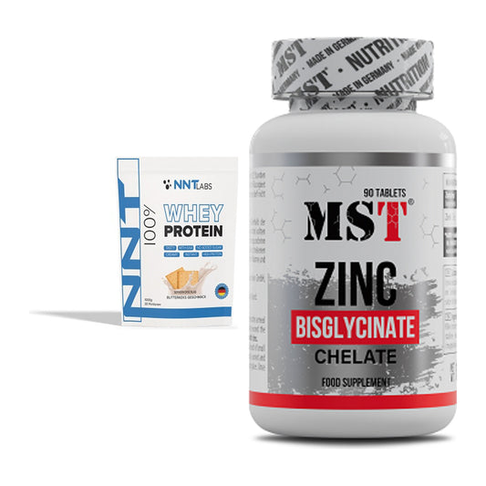 Basis-Set: NNT Whey + MST Zinc Chelate Bisglycinate – alle enthaltenen Artikel