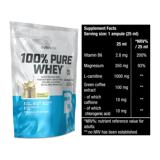 Basis-Set: BioTech 100% Pure Whey + BioTech Magna Shot – alle enthaltenen Artikel