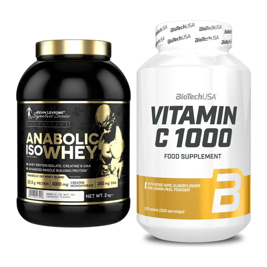Basis-Set: Kevin Levrone Anabolic Iso + BioTech Vitamin C 1000 250 – alle enthaltenen Artikel