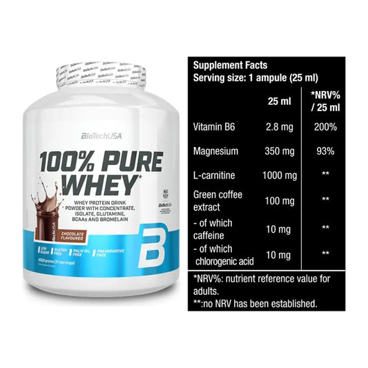 Basis-Set: BioTech 100% Pure Whey + BioTech Magna Shot – alle enthaltenen Artikel