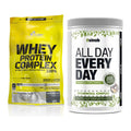 Basis-Set: Olimp Whey Protein Complex + Sinob All Day Every Day 30 – alle enthaltenen Artikel