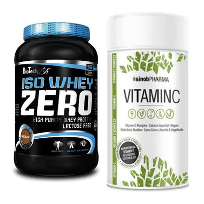 Basis-Set: BioTech Iso Whey Zero + Sinob Vitamin C – alle enthaltenen Artikel
