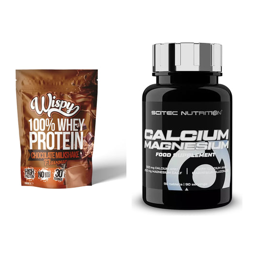 Basis-Set: Wispy Whey 100% + Scitec Calcium Magnesium – alle enthaltenen Artikel