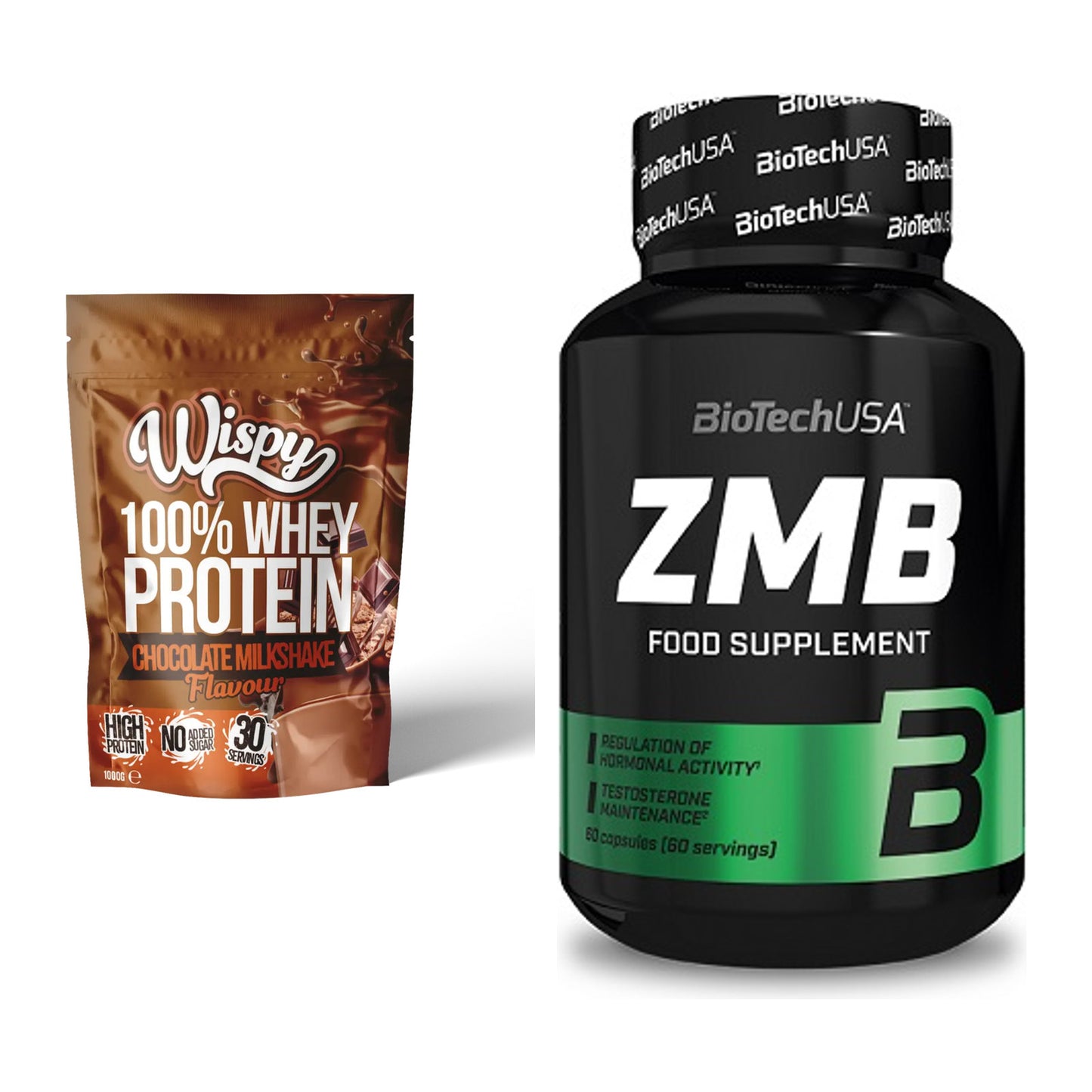 Basis-Set: Wispy Whey 100% + BioTech ZMB – alle enthaltenen Artikel