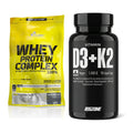 Basis-Set: Olimp Whey Protein Complex 100% + Big Zone Vitamin D3 + K2 – alle enthaltenen Artikel