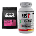 Basis-Set: ESN Designer Whey + MST All Vitamins 60 Pillen – alle enthaltenen Artikel