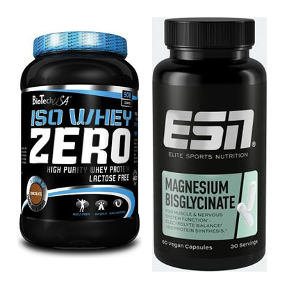Basis-Set: BioTech Iso Whey Zero + ESN Magnesium Bisglycinate – alle enthaltenen Artikel