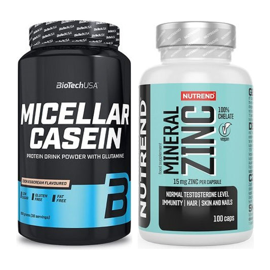 Basis-Set: BioTech Micellar Casein + Nutrend Zinc Chelate 15mg – alle enthaltenen Artikel