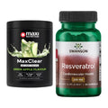 Basis-Set: MaxiNutrition MaxClear 100% Clear + Swanson Resveratrol – alle enthaltenen Artikel