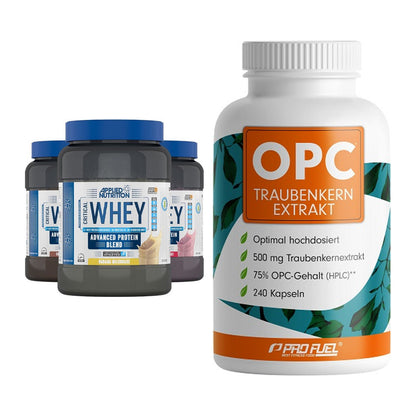 Basis-Set: Applied Nutrition Critical + ProFuel OPC Traubenkernextra – alle enthaltenen Artikel