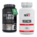 Basis-Set: BioTech Iso Whey Zero Black + MST Niacin – alle enthaltenen Artikel