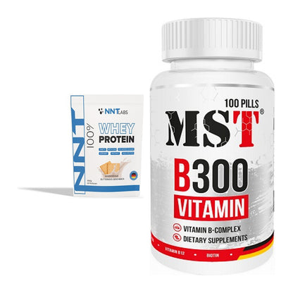 Basis-Set: NNT Whey + MST B300 B-Complex 100 Pills – alle enthaltenen Artikel