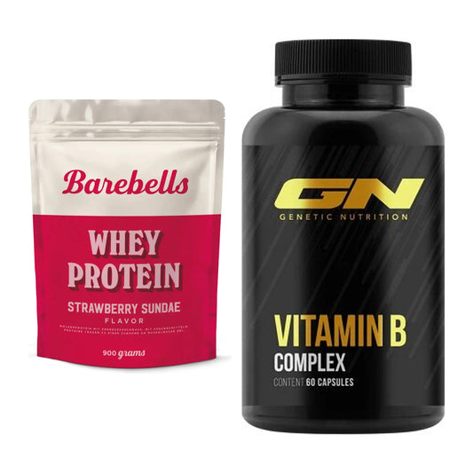 Basis-Set: Barebells Whey Protein + GN Vitamin B-Complex – alle enthaltenen Artikel