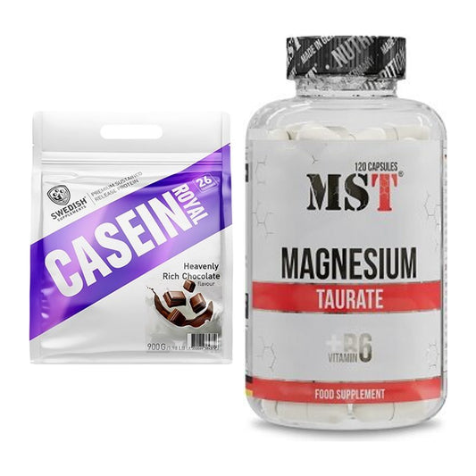 Basis-Set: Swedish Supplements Casein Royal + MST Magnesium Taurat – alle enthaltenen Artikel