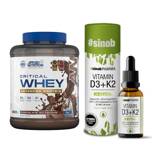 Basis-Set: Applied Nutrition Critical + Sinob Vitamin D3 + K2 – alle enthaltenen Artikel