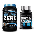 Basis-Set: BioTech Iso Whey Zero + Scitec Iron Pro – alle enthaltenen Artikel