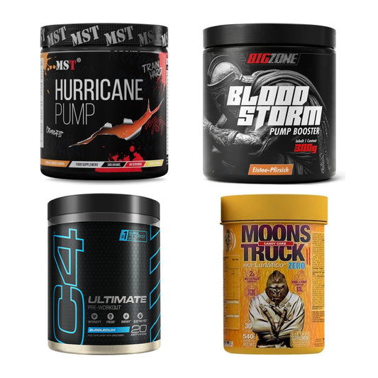 Booster-Probierset: MST Hurricane + Big Zone Bloodsto + 2 weitere – alle enthaltenen Artikel