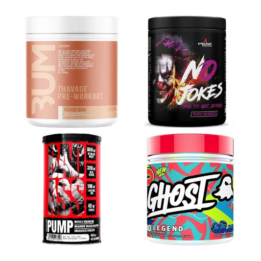 Booster-Probierset: RAW Nutrition + Peak No Jokes + 2 weitere – alle enthaltenen Artikel