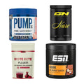 Booster-Probierset: Applied Nutrition Pump + GN Narc + 2 weitere – alle enthaltenen Artikel