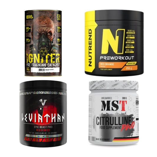 Booster-Probierset: Nuclear Nutrition + Nutrend N1 + 2 weitere – alle enthaltenen Artikel