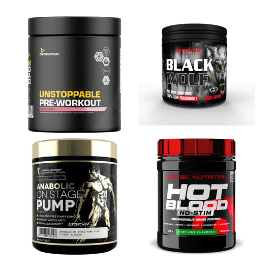 Booster-Probierset: Dedicated + Activlab Black + 2 weitere – alle enthaltenen Artikel