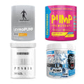 Booster prøvesæt: Kevin Levrone + Nutrend Pump + 2 andre - alle varer inkluderet