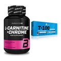 Cardio-Duo: BioTech L-Carnitine + Chrome + Olimp T-100 Hardcore – alle enthaltenen Artikel