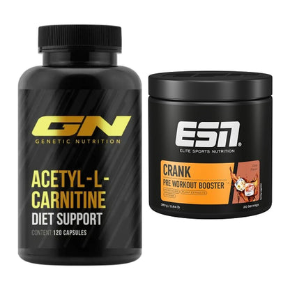 Cardio-Duo: GN Acetyl L-Carnitin + ESN Crank Booster – alle enthaltenen Artikel