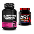 Cardio-Duo: BioTech L-Carnitine + Chrome + Scitec Hot Blood Hardcore – alle enthaltenen Artikel