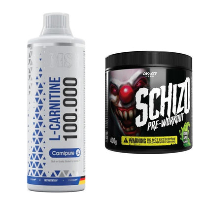 Cardio-Duo: MST L-Carnitine Carnipure + AK47 Labs Schizo – alle enthaltenen Artikel